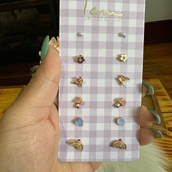 I Am Limited Edition Colorful Earring Studs - Picture 2 of 6